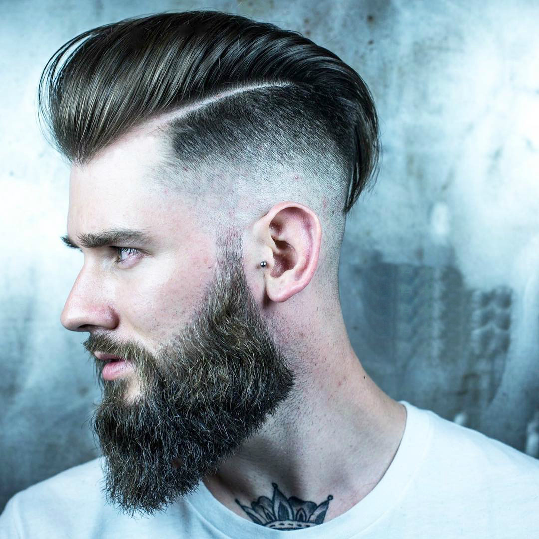 Undercut Hairstyle
 COOL CLASSIC BEARED MEN’S HAIRSTYLES Motivational Trends