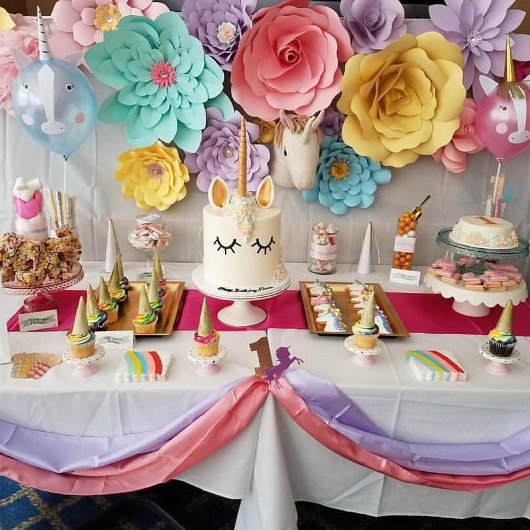 Unicorn 1St Birthday Party Ideas
 Unicorn themed 1st Birthday party Creative event