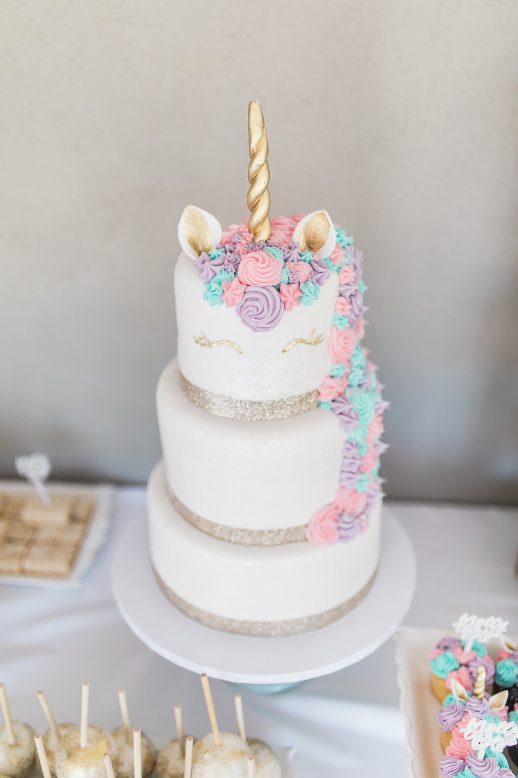 Unicorn 1St Birthday Party Ideas
 Baby s 1st Birthday Unicorn Birthday