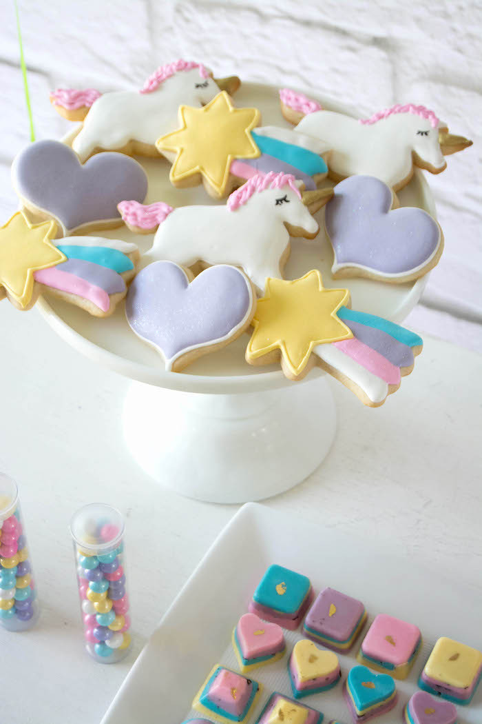 Unicorn And Rainbow Birthday Party Ideas
 Kara s Party Ideas Colorful Unicorn Rainbow Birthday Party