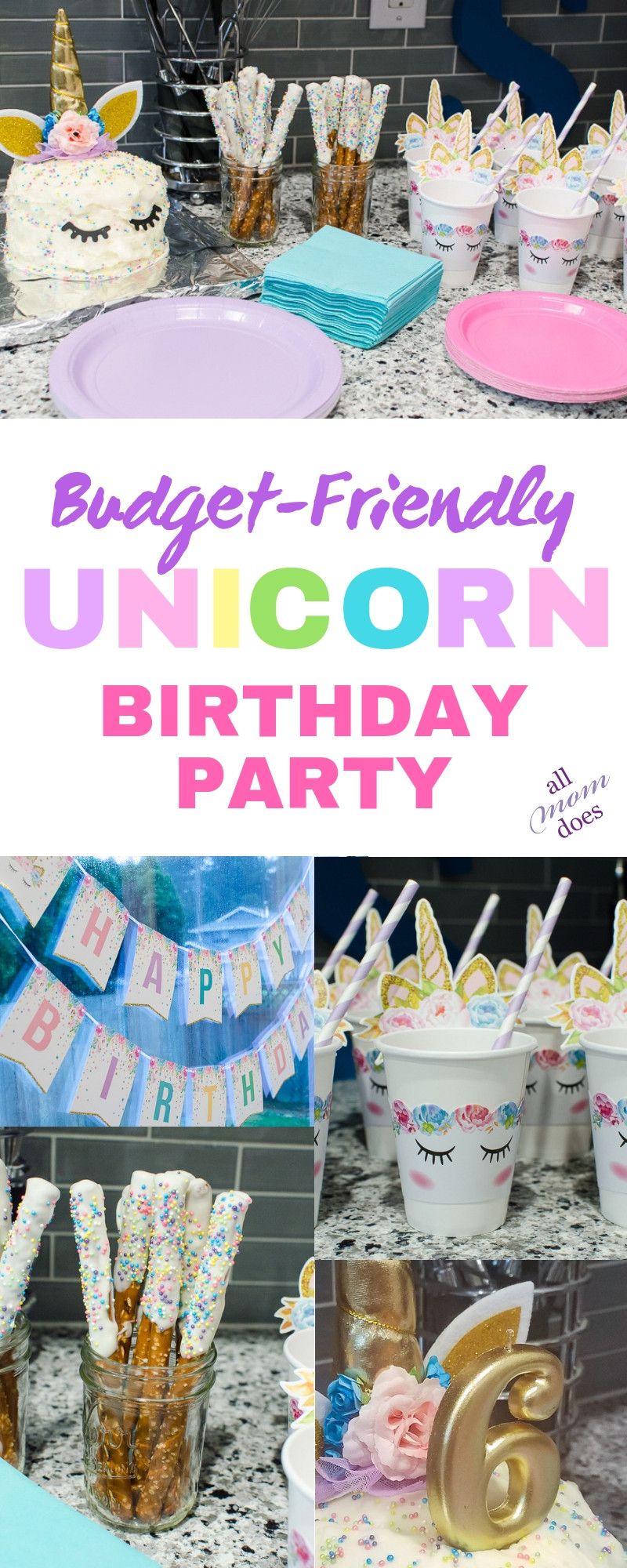 Unicorn Birthday Party Ideas Diy
 Bud Friendly Unicorn Birthday Party