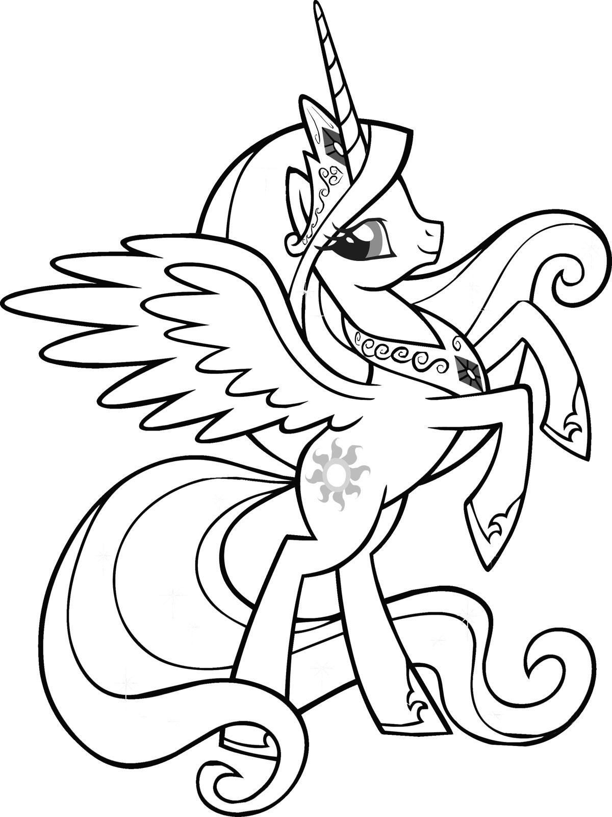Unicorn Coloring Pages For Girls
 Girls coloring pages free With images