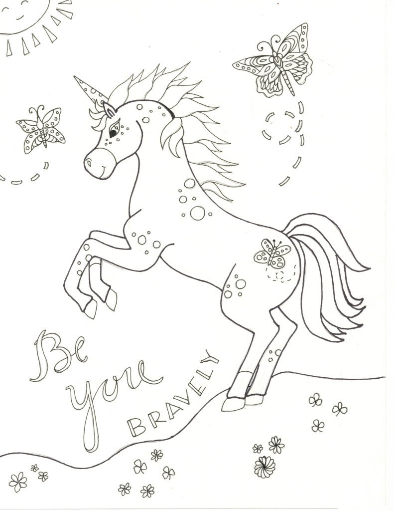 Unicorn Coloring Pages For Girls
 Unicorn Coloring Pages