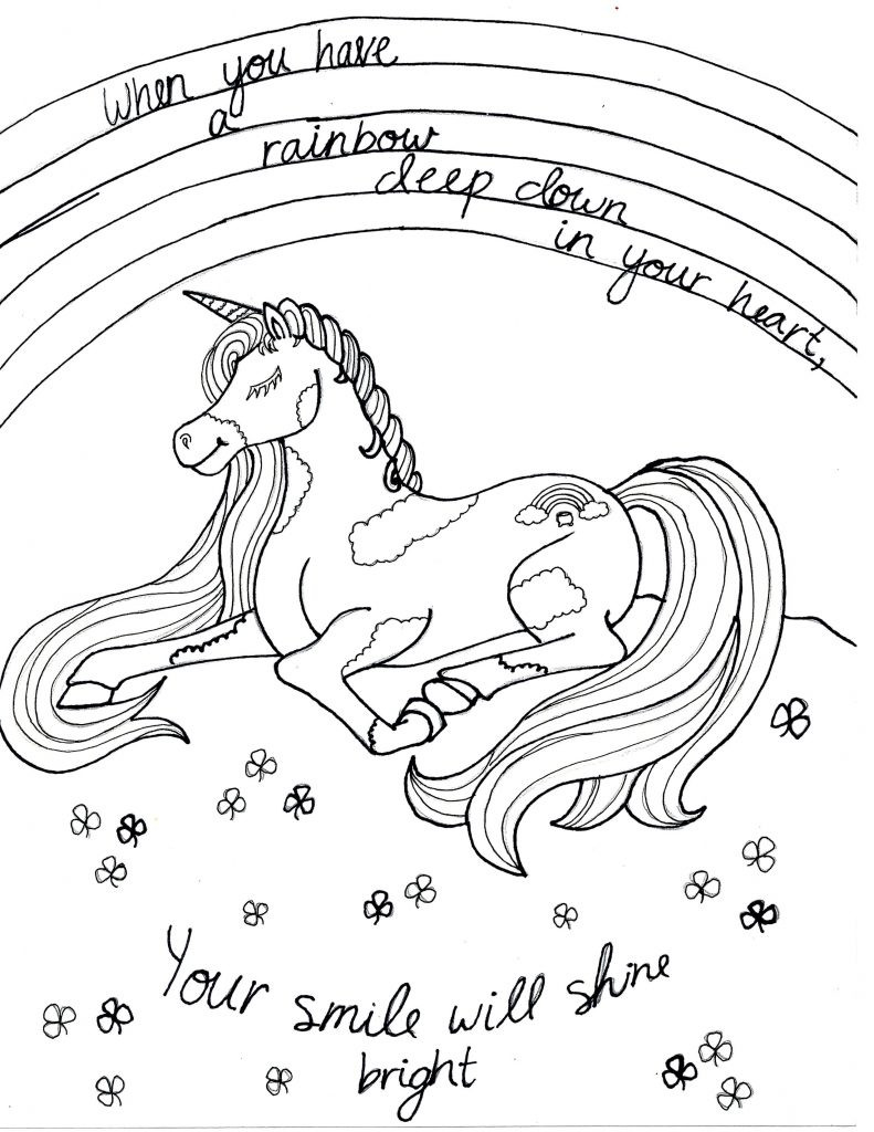 Unicorn Coloring Pages For Girls
 Unicorn Coloring Pages
