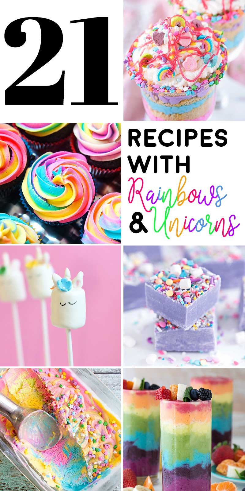 Unicorn Party Food Ideas Pony Tails
 21 Recipes with Rainbows and Unicorns Homemade Hooplah