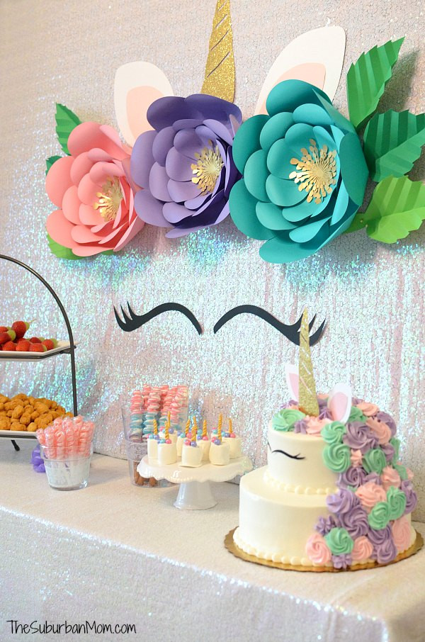 Unicorn Party Food Ideas Pony Tails
 Unicorn Birthday Party Ideas Food Decorations