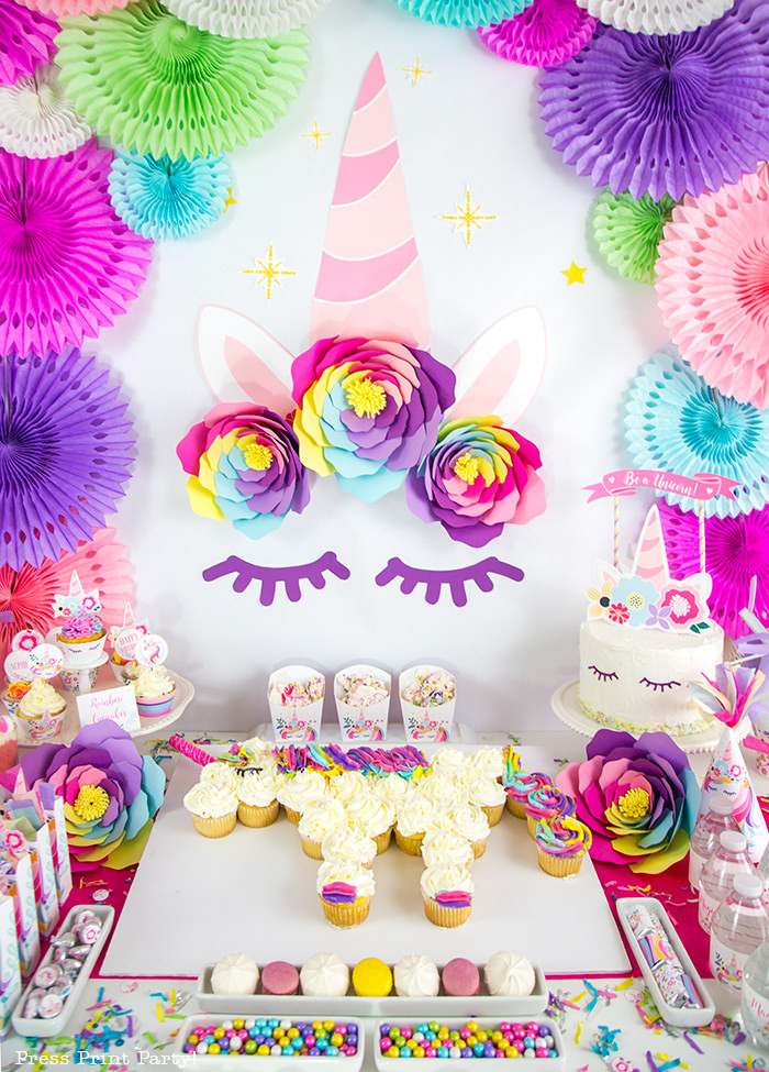 Unicorn Party Ideas Diy
 Truly Magical Unicorn Birthday Party Decorations DIY