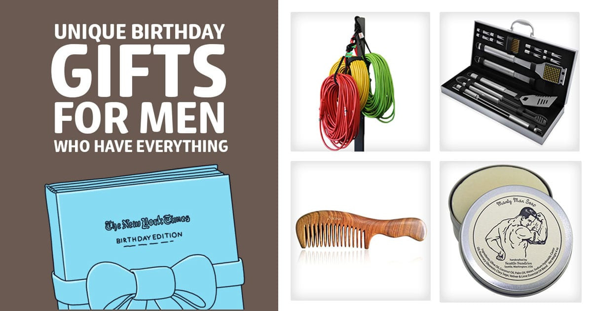 Unique Birthday Gifts For Men
 49 Unique Birthday Gifts for Men Who Have Everything
