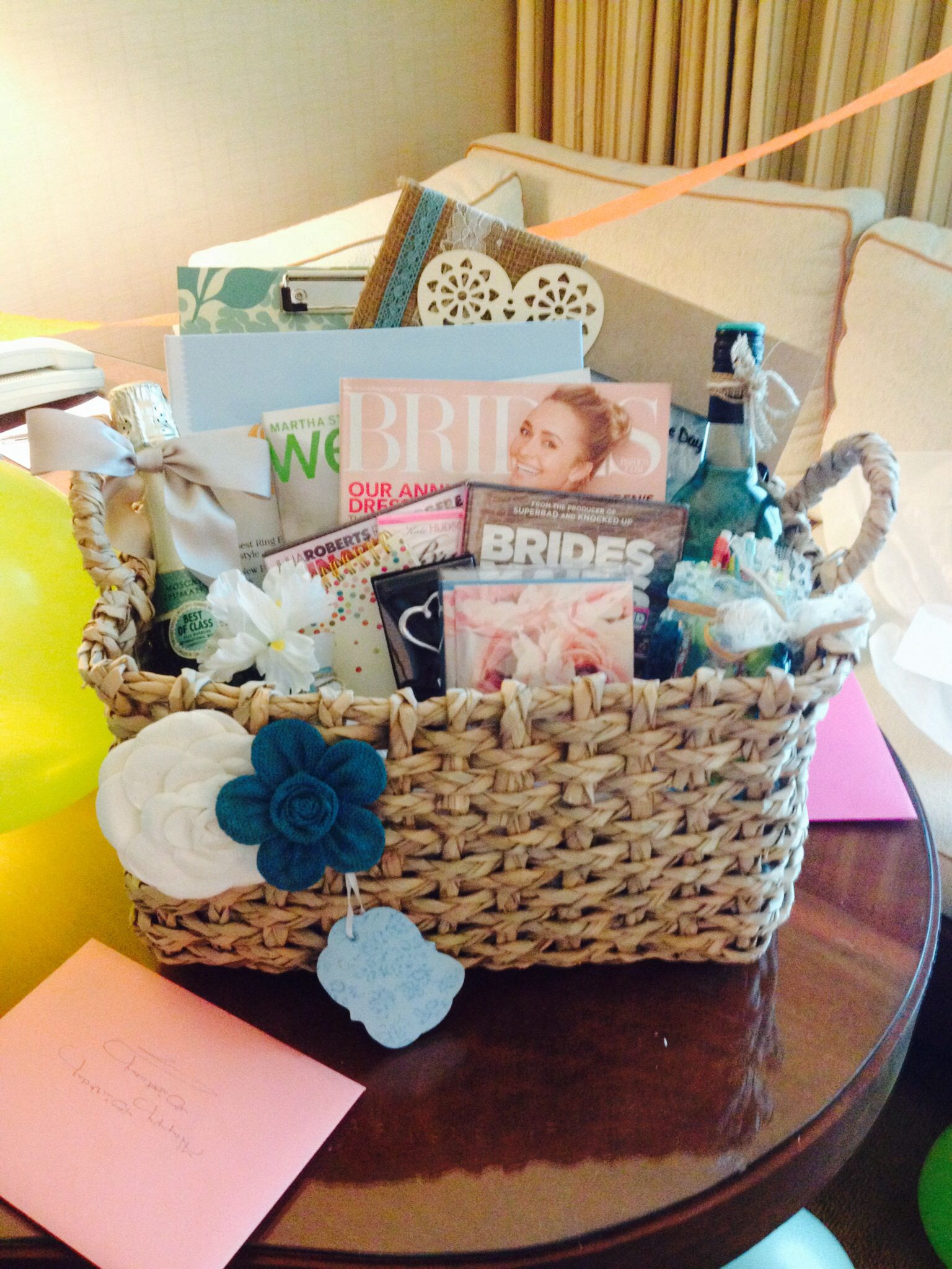 Unique Engagement Party Gift Ideas
 Engagement Gift Basket