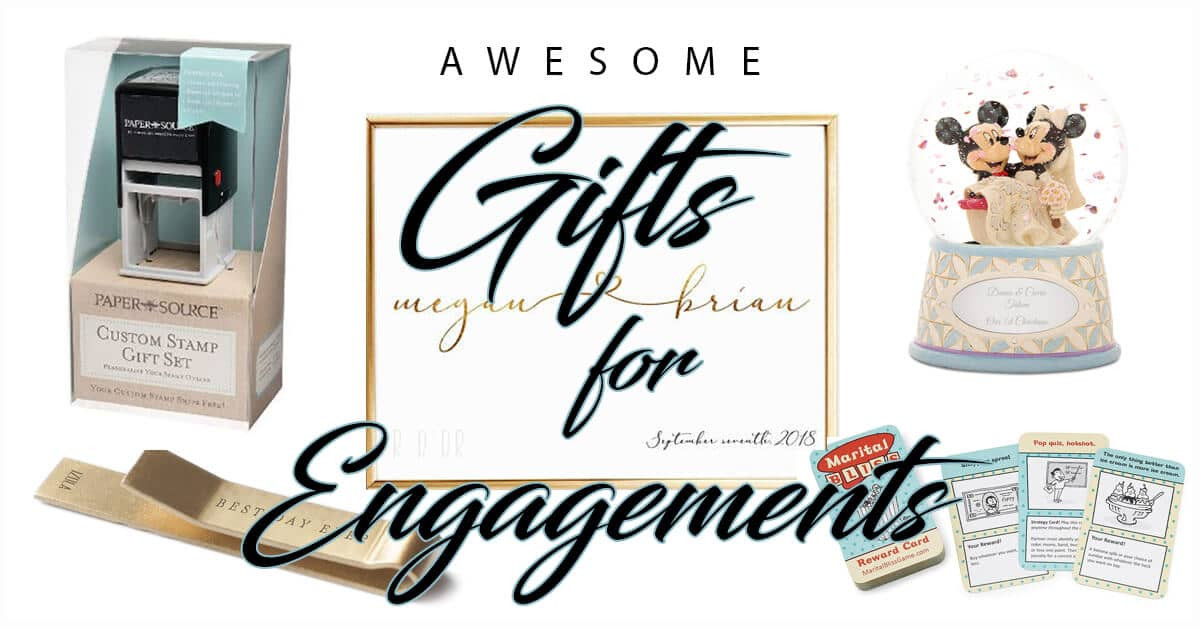 Unique Engagement Party Gift Ideas
 50 Awesomely Creative Engagement Gifts for the 2019