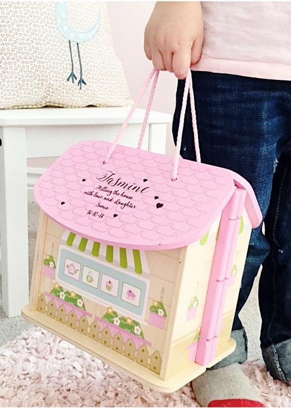 Unique Gift Ideas For Girls
 Girls first birthday t personalised dolls house 1st