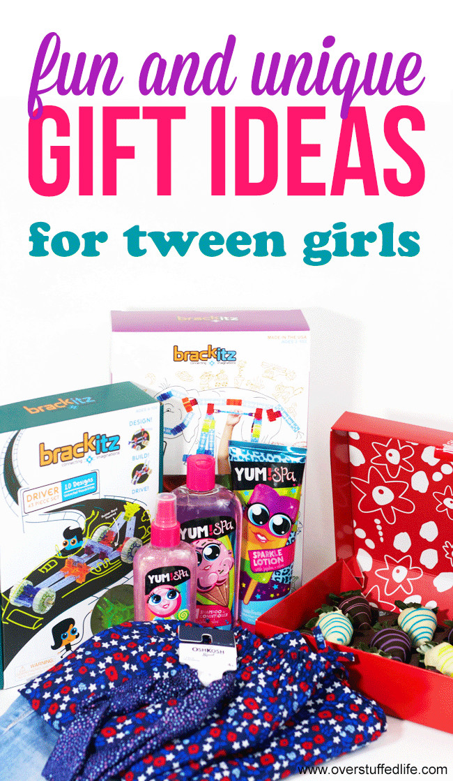 Unique Gift Ideas For Girls
 Fun and Unique Gift Ideas for Tween Girls Overstuffed