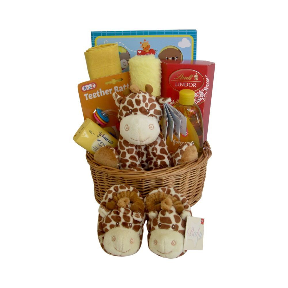 Unisex Gift Basket Ideas
 Giraffe Uni Baby Gift Basket