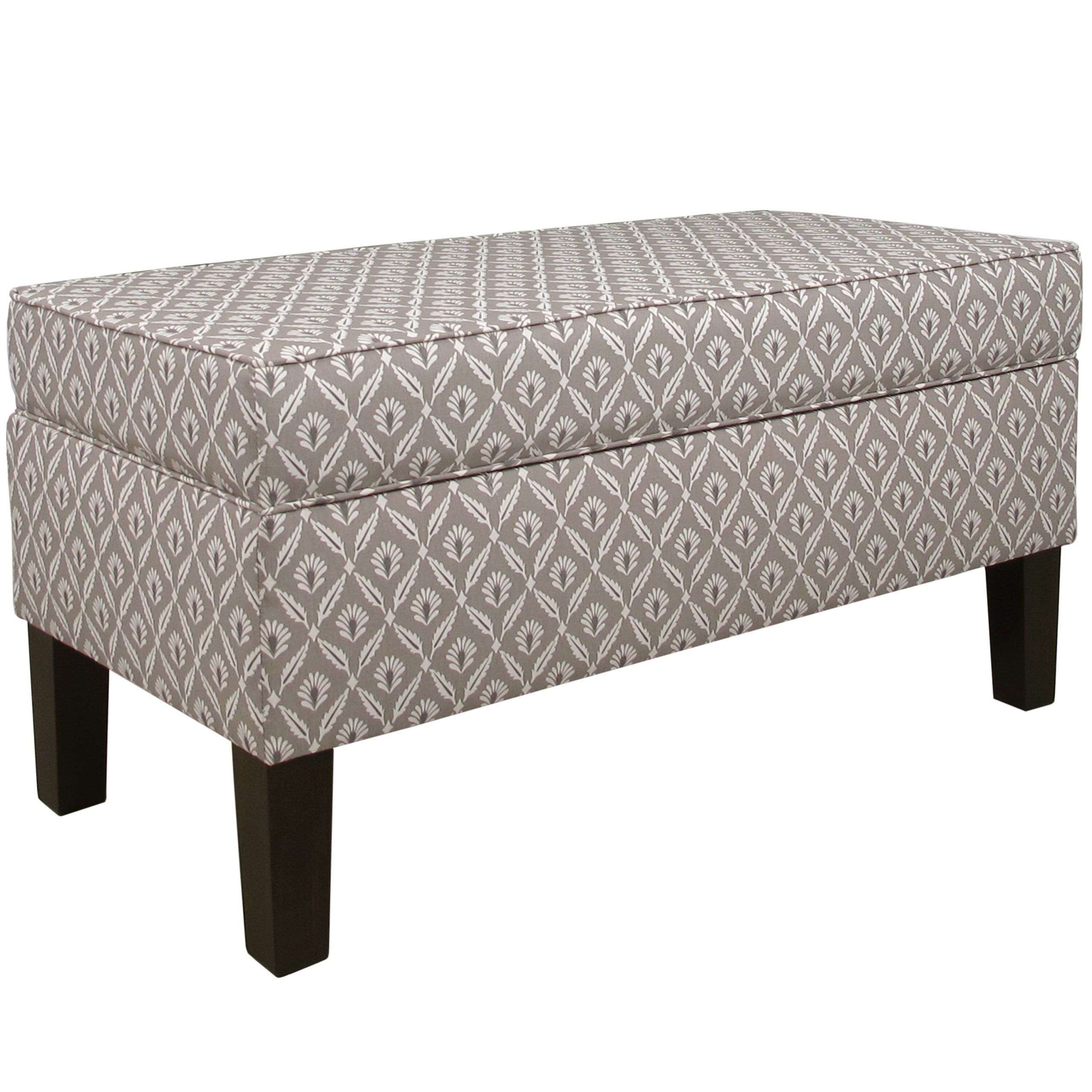 Upholstered Storage Bedroom Bench
 Skyline Furniture Clover Upholstered Storage Bedroom Bench