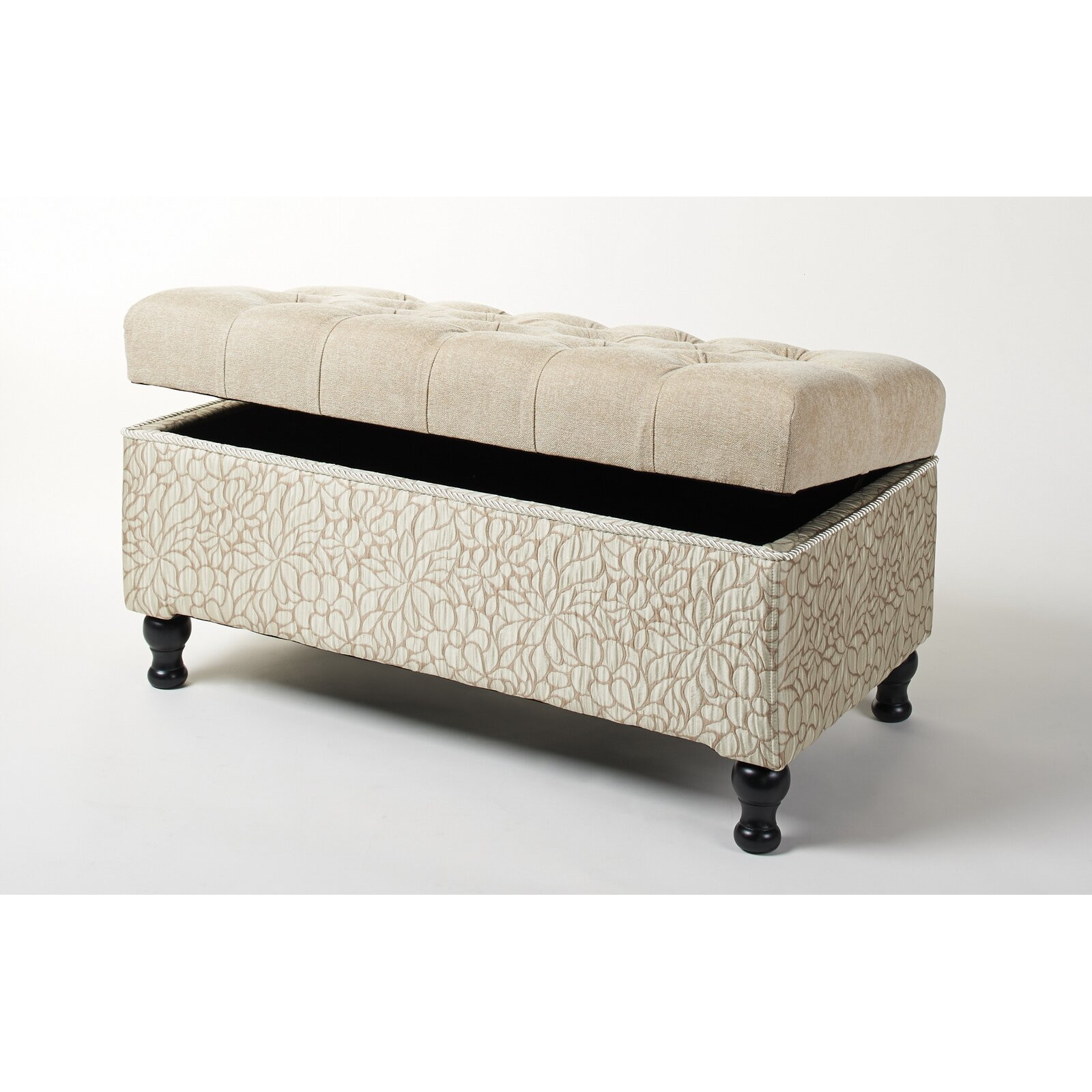 Upholstered Storage Bedroom Bench
 Jennifer Taylor Naomi Upholstered Storage Bedroom Bench