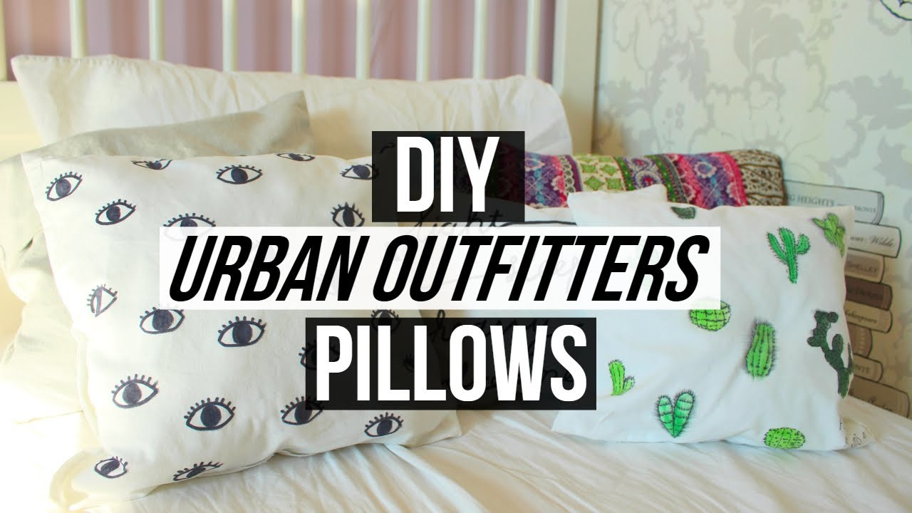 Urban Outfitters Room Decor DIY
 DIY Urban Outfitters Pillows For Room Decor