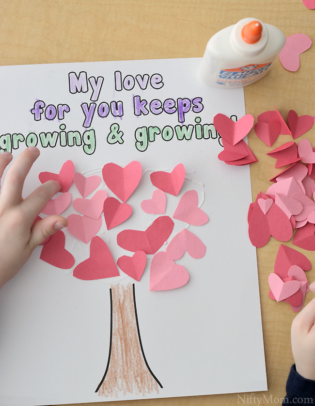 Valentine Craft Ideas For Preschool
 Heart Tree Craft for Kids Valentine s Day