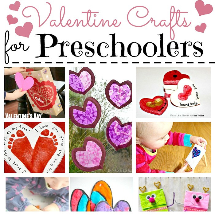 Valentine Craft Ideas For Preschool
 Valentine Crafts for Preschoolers Red Ted Art Make