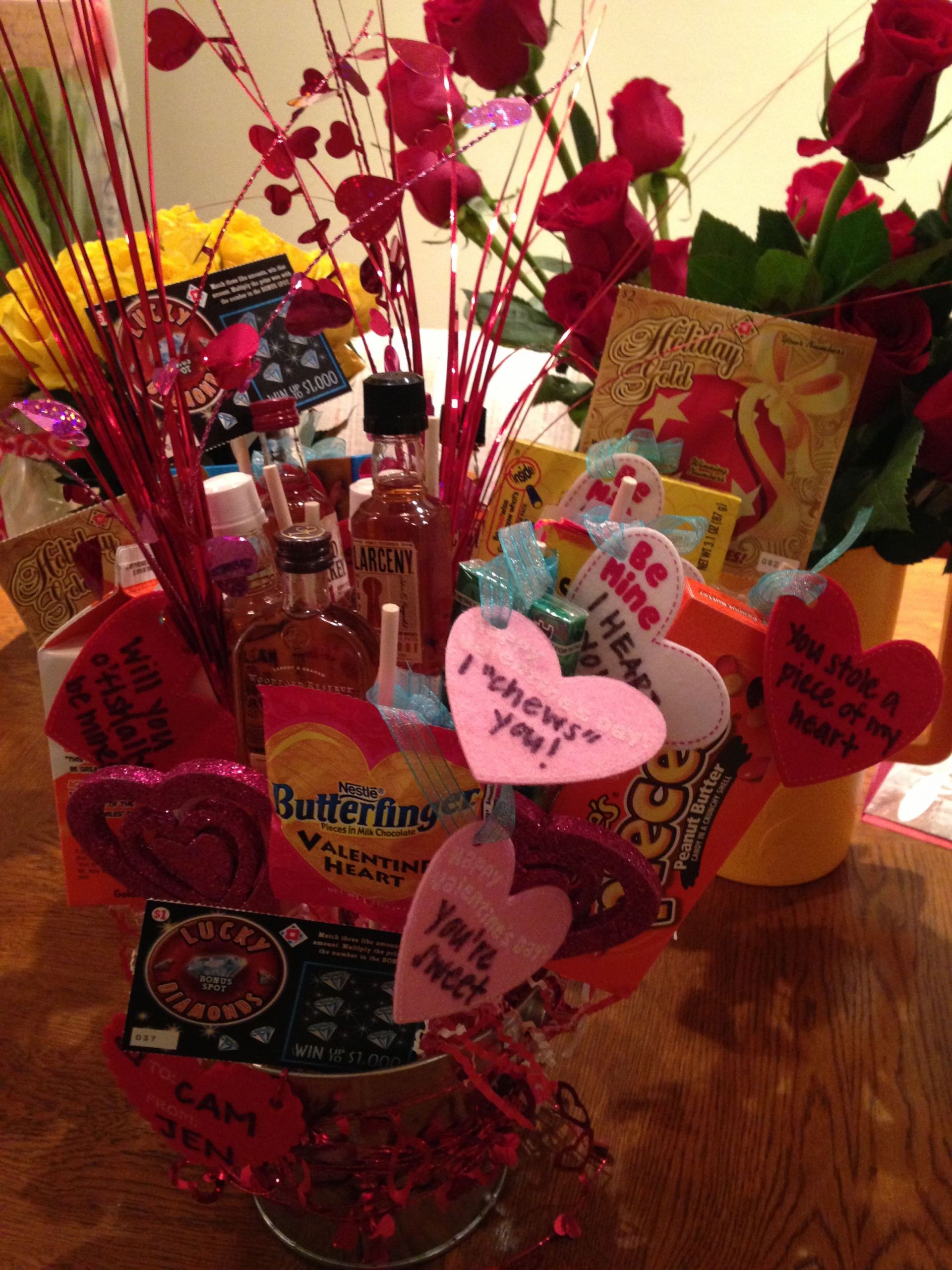 Valentine Day Gift Ideas For Boyfriend Homemade
 Cute Valentines day t for boyfriend a man bouquet