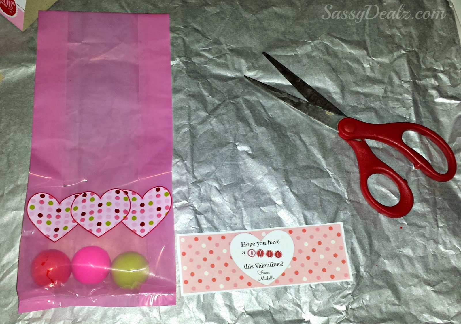 Valentine Gift Bag Ideas
 DIY Valentine s Day Bouncy Ball Gift Bag Idea Crafty Morning