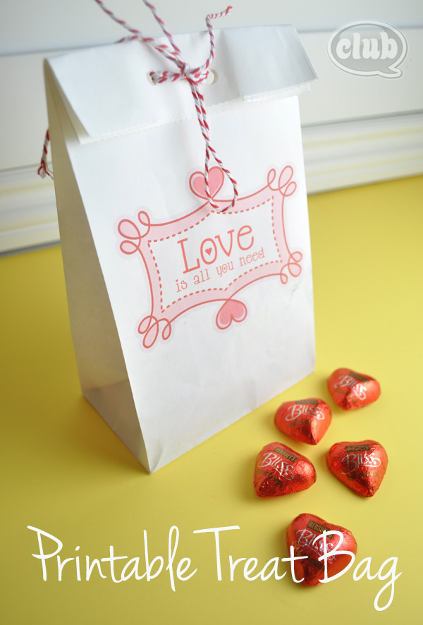 Valentine Gift Bag Ideas
 How to Print on Paper Bags with Free Printable