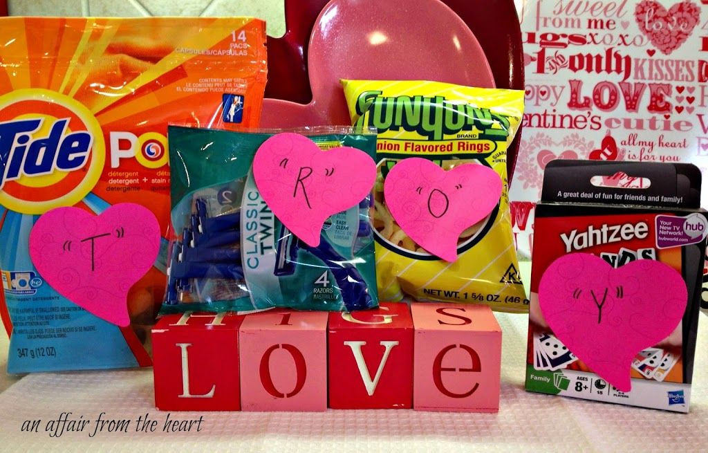 Valentine Gift Ideas For College Son
 College Care Package Valentine Style