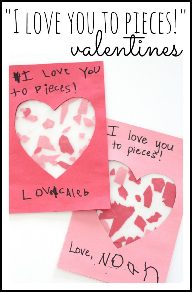 Valentine Gift Ideas For Grandparents
 I Love You to Pieces Craft