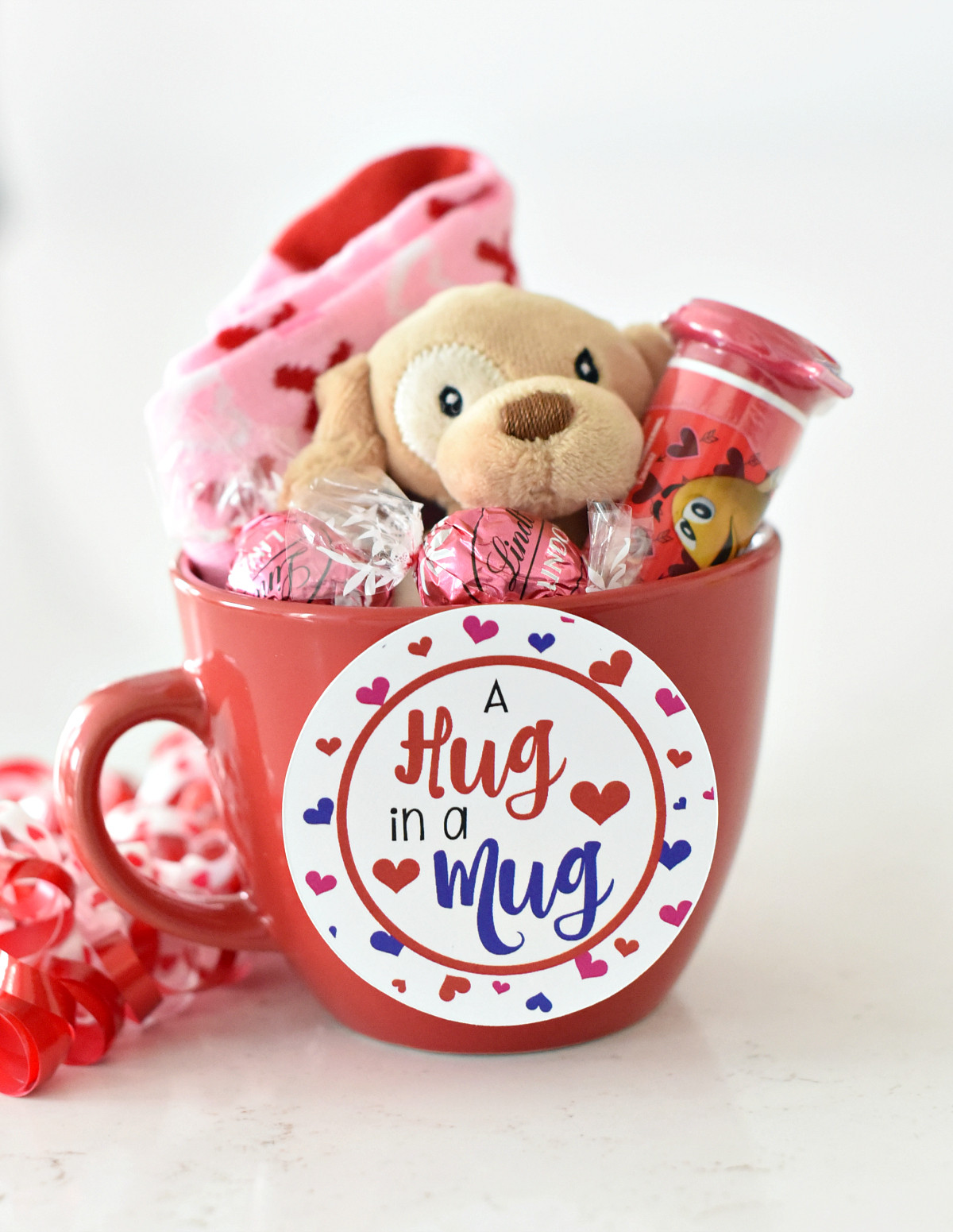 Valentine Gift Ideas Pinterest
 Cute Valentine s Day Gift Idea RED iculous Basket