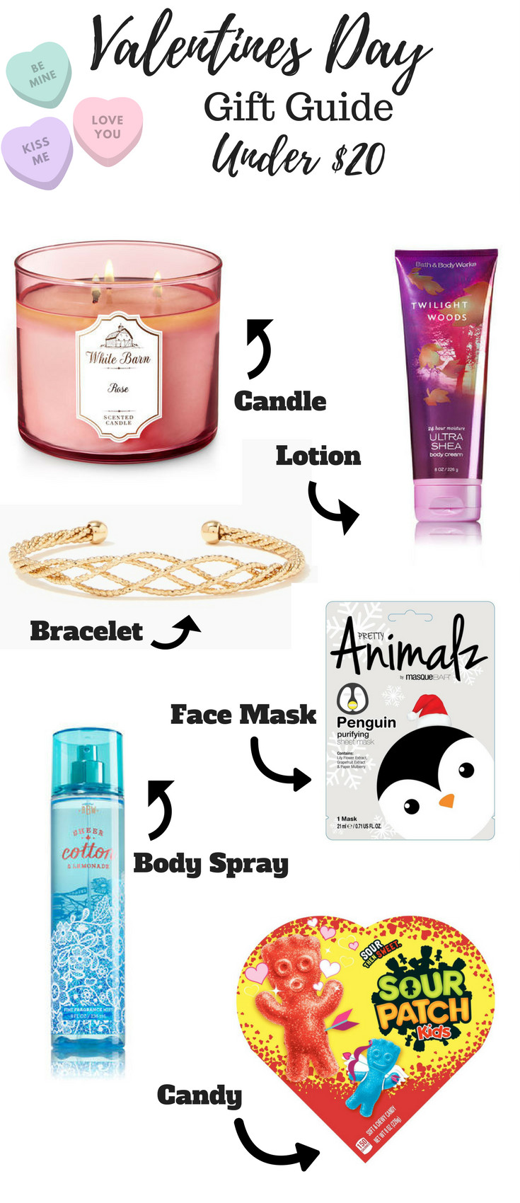 Valentine Gift Ideas Under $20
 Valentine s Day Gift Guide Under $20 for Her Nightchayde