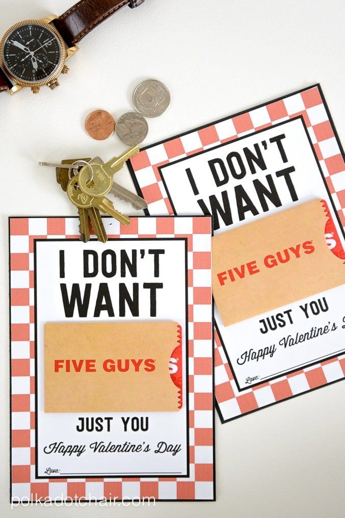 Valentine Men Gift Ideas
 Valentine Gifts for Him a Free Printable Gift Card Holder