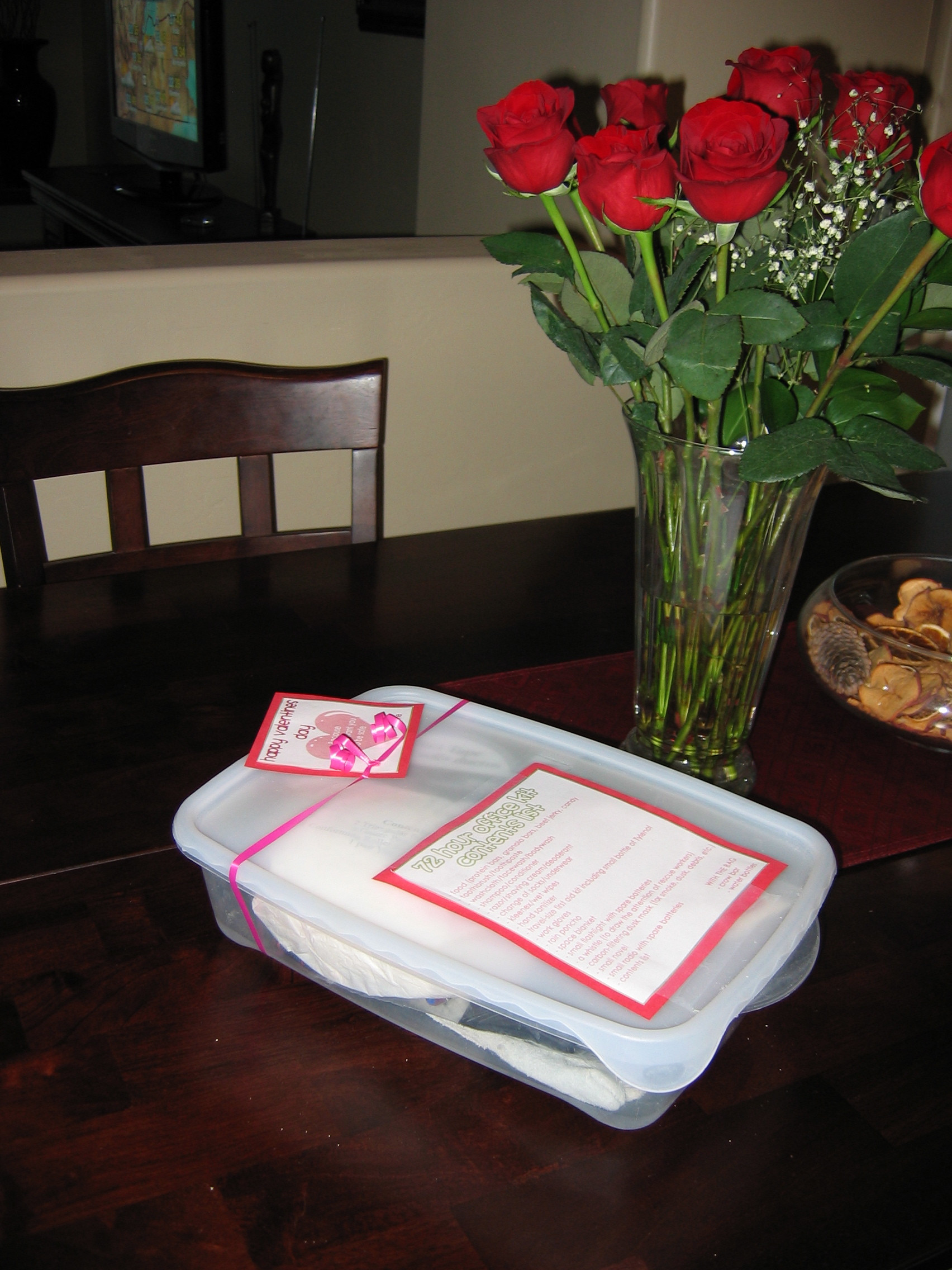 Valentine Office Gift Ideas
 fice 72 Hour Kit Valentine s Gift Idea