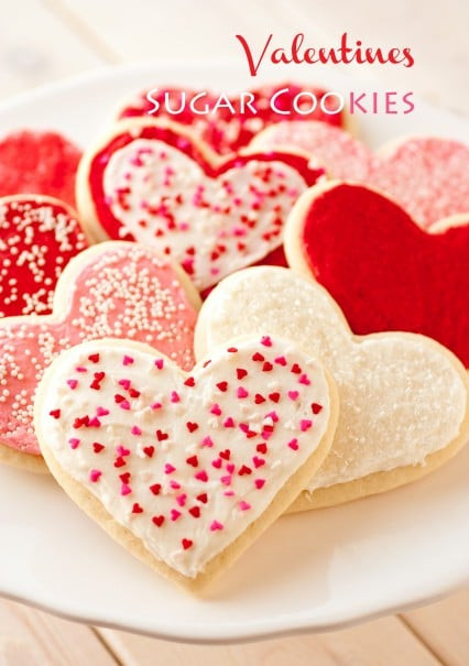 Valentine Sugar Cookies
 Lofthouse Style Sugar Cookies Cutout Version Cooking