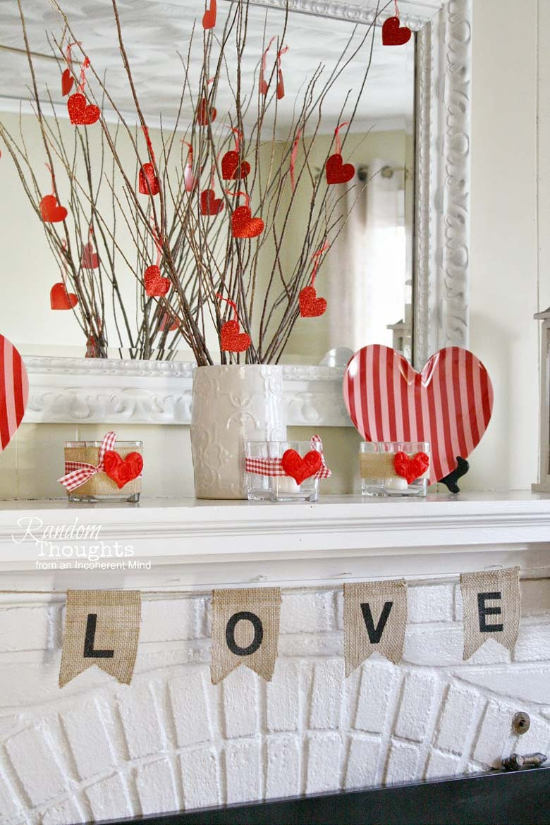 Valentine'S Day Decorations DIY
 12 Easy Homemade Valentine Day Decorations Craft Mart