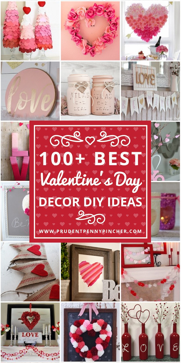 Valentine'S Day Decorations DIY
 100 Best Valentine s Day Decor DIY Ideas Prudent Penny