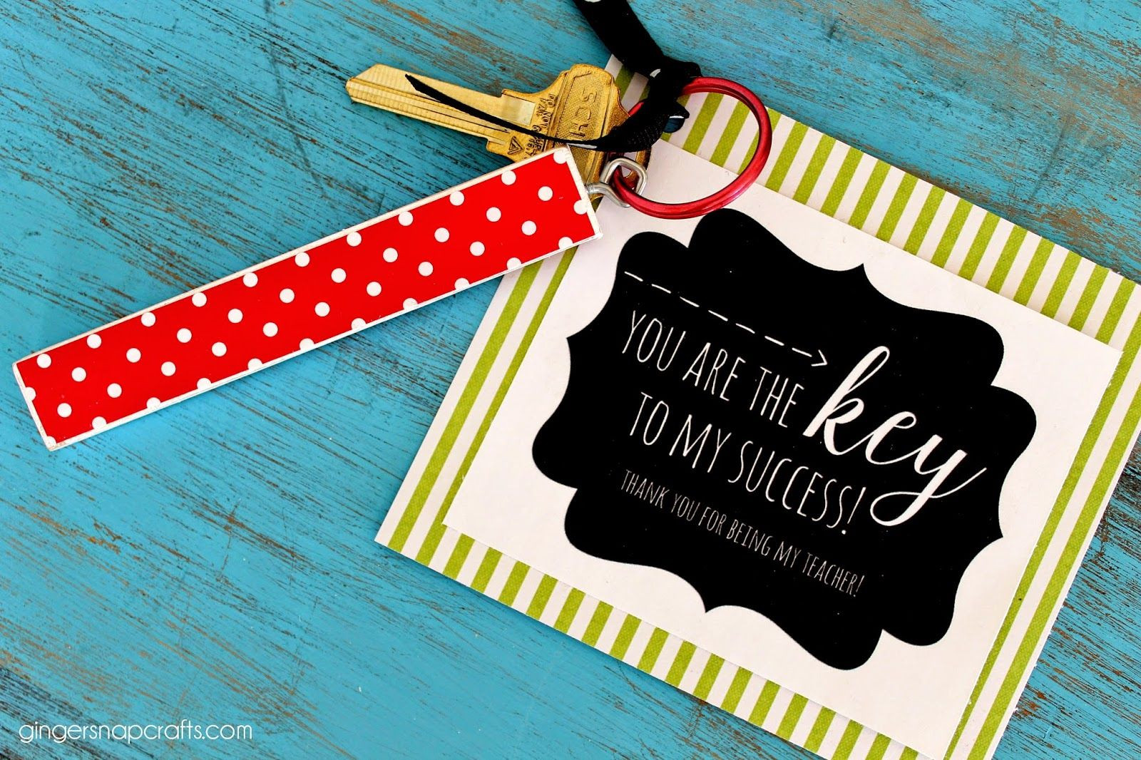 Valentine'S Day Treats &amp; Diy Gift Ideas
 DIY Key Rings & Teacher Gift Printable happycrafters