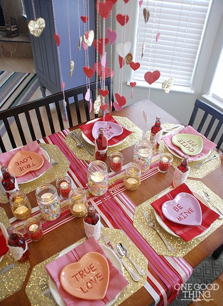 Valentine'S Dinner Ideas For Family
 Extraordinary Valentines Table Settings For A Classy