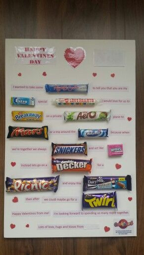 Valentines Day Candy Cards
 33 best images about Candy Card UK on Pinterest