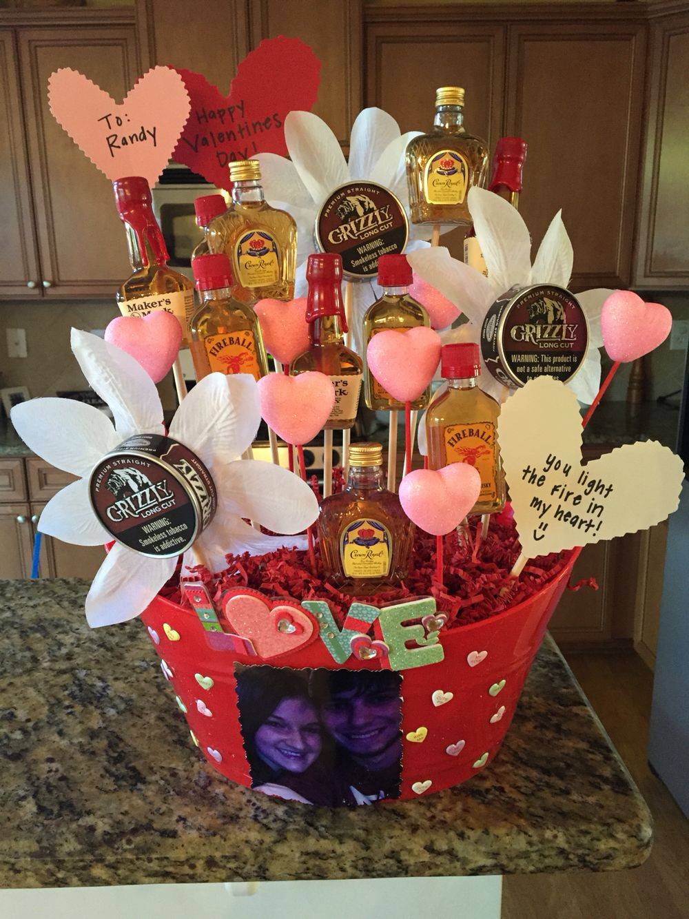 Valentines Day Gift Ideas For Guys
 Man bouquet for my country boy Valentine s Day