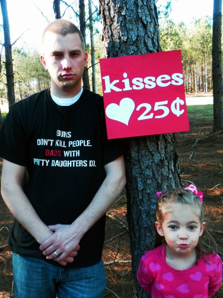 Valentines Gift Ideas For Daughter
 Favorite Valentine s day father daughter photo Guns don