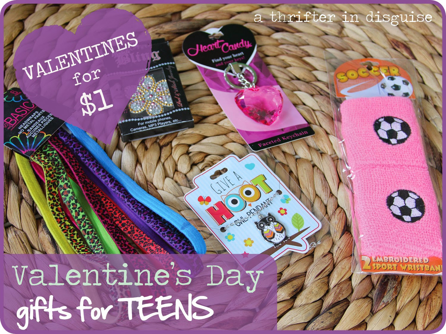 Valentines Gift Ideas For Girls
 A Thrifter in Disguise More $1 Valentine s Day Gifts