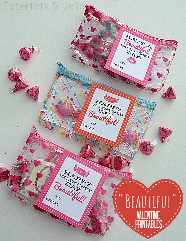 Valentines Gift Ideas For Girls
 "Beautiful" Valentine s Day Printables Tween or Teen