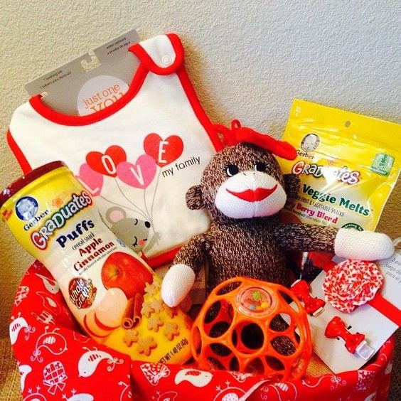 Valentines Gifts For Baby
 Awe This precious little Valentines basket was for a 1