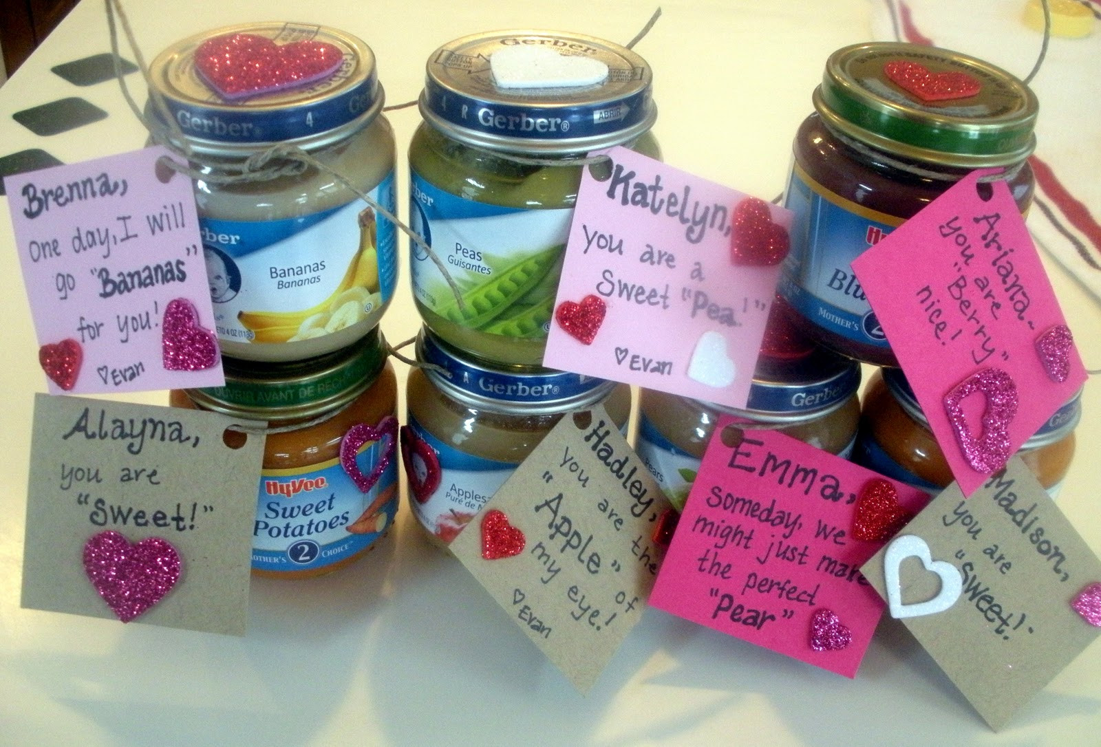 Valentines Gifts For Baby
 Baby food Valentines