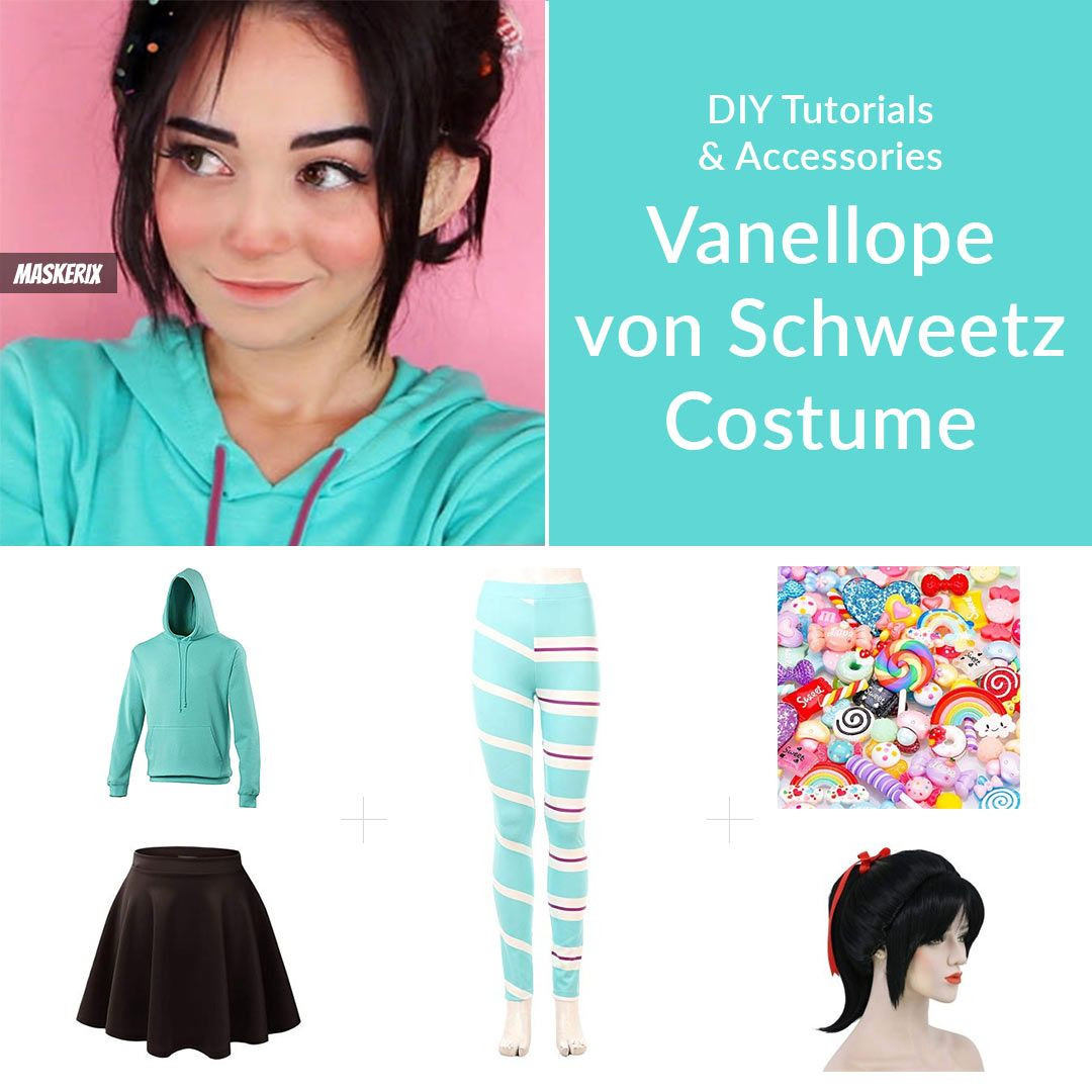 Vanellope Von Schweetz Costume DIY
 DIY Vanellope von Schweetz Costume