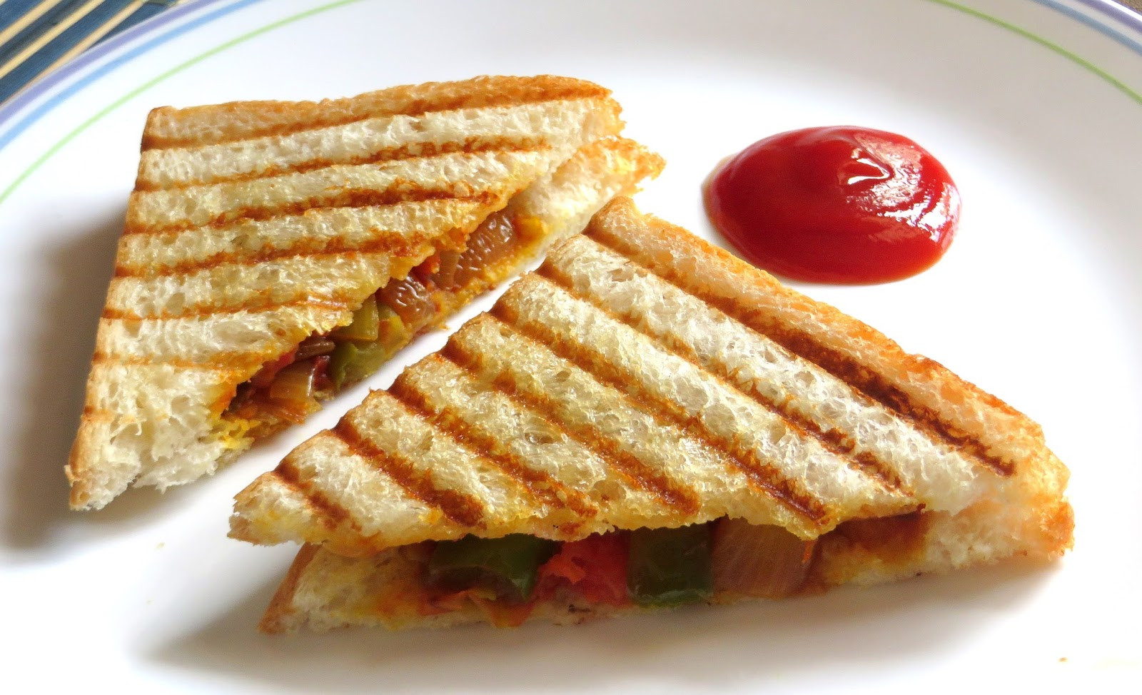 Veg Sandwich Recipes Indian
 grilled ve able sandwich indian style