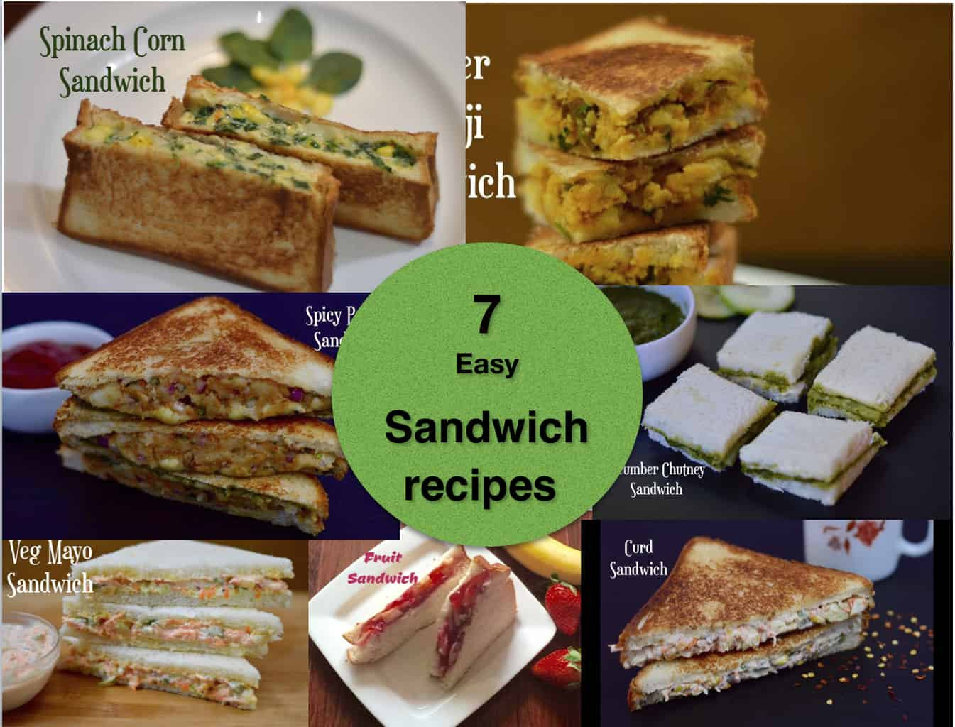 Veg Sandwich Recipes Indian
 7 Easy & Best Veg Sandwich Recipes Indian Style Indian