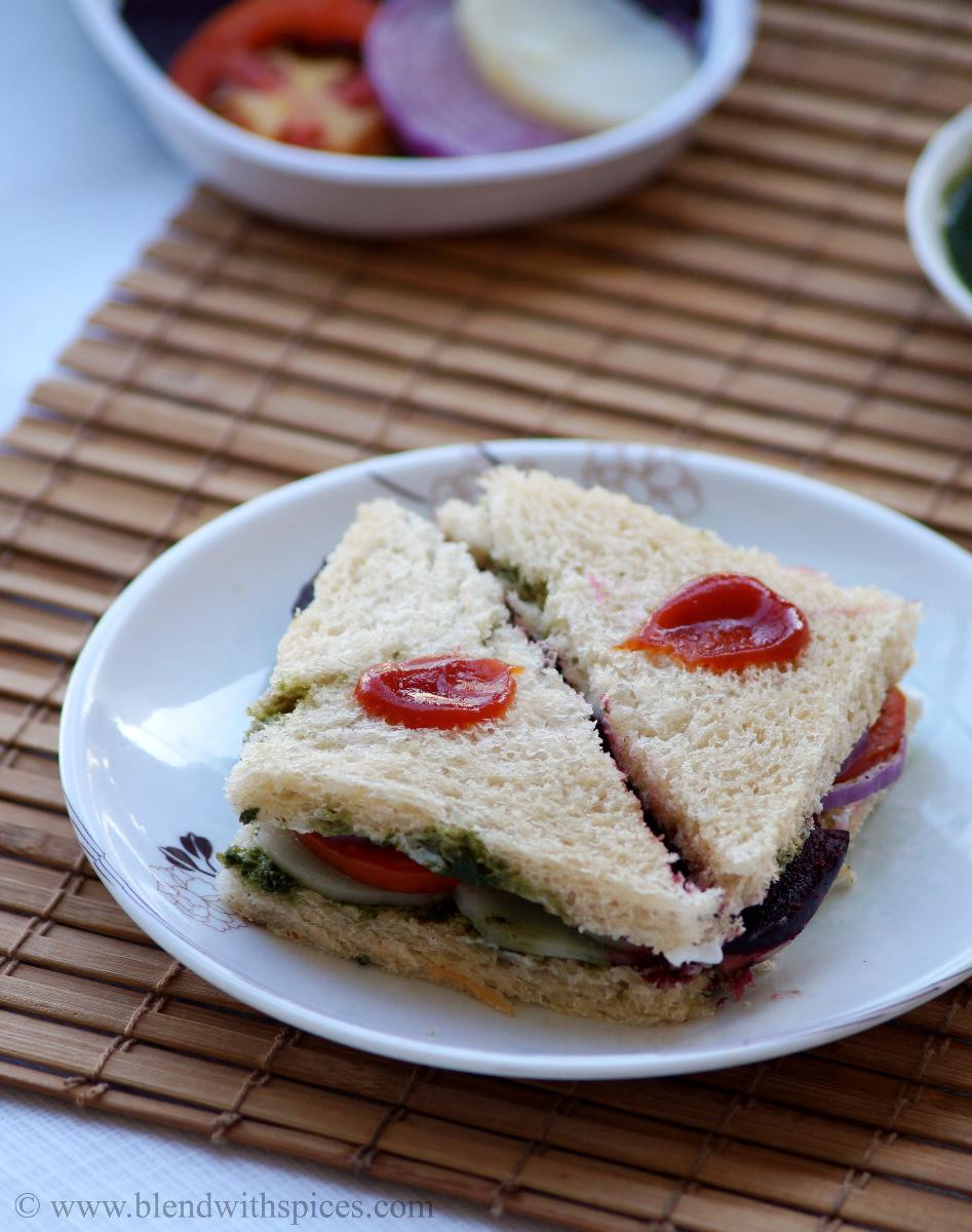 Veg Sandwich Recipes Indian
 Bombay Veg Sandwich Recipe How to make Ve able