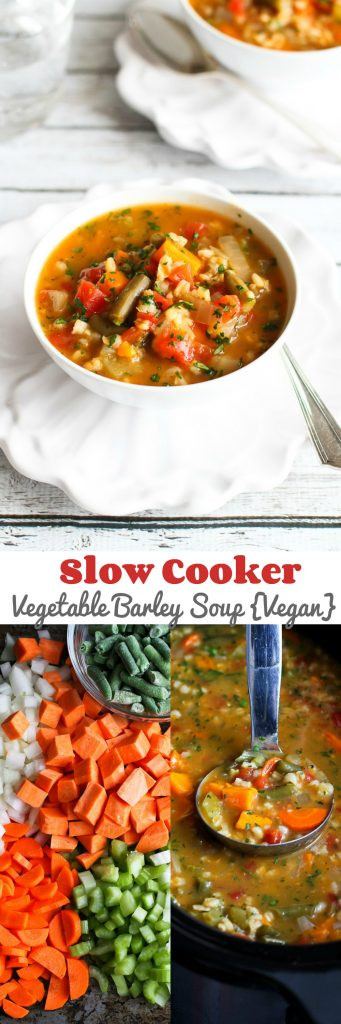 Vegan Barley Soup
 Slow Cooker Ve able Barley Soup Vegan Crockpot Recipe