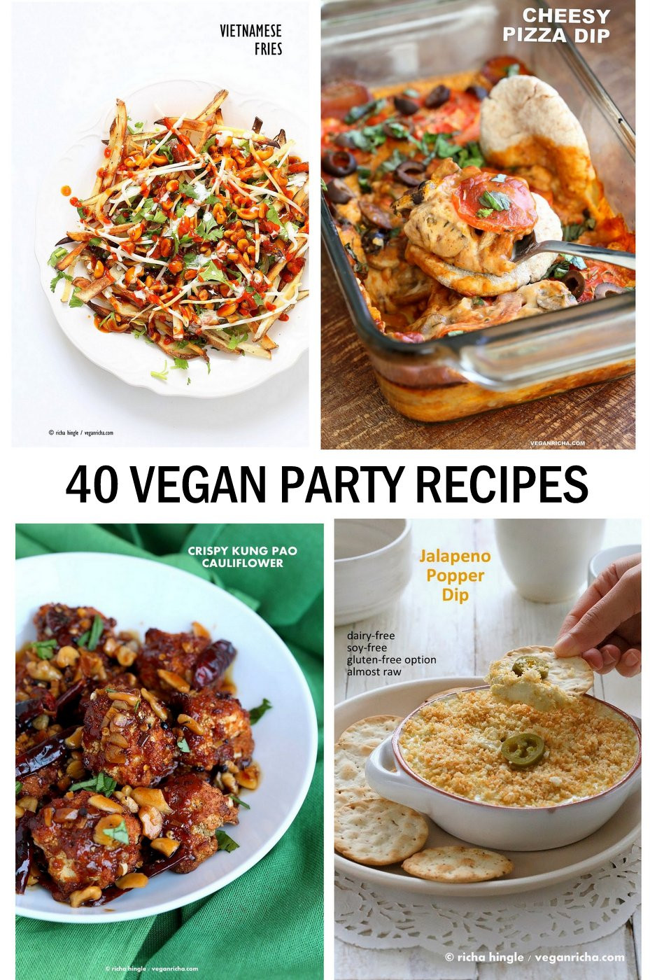 Vegan Dinner Party Ideas
 40 Vegan Party Food Recipes Vegan Richa