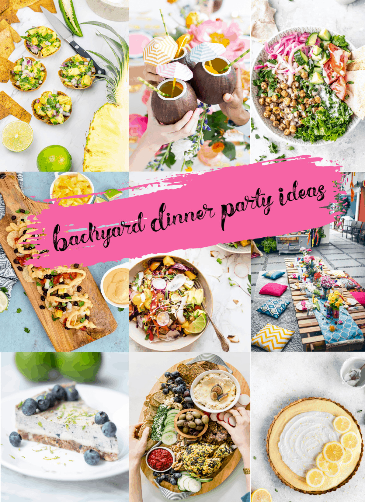 Vegan Dinner Party Ideas
 Backyard Dinner Party Ideas With images